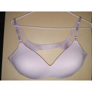 Woman's Pale Pink Warners Wireless Padded Bra Size 36B 36543